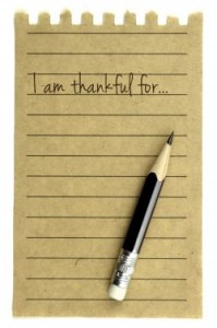 Gratitude list