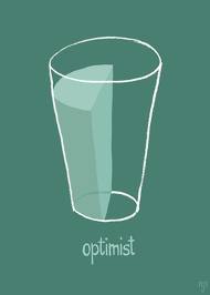 optimist glass half full