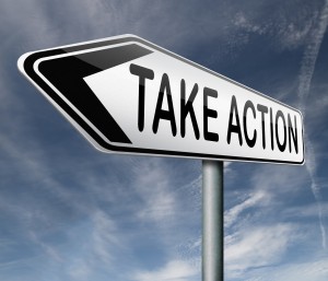 take action